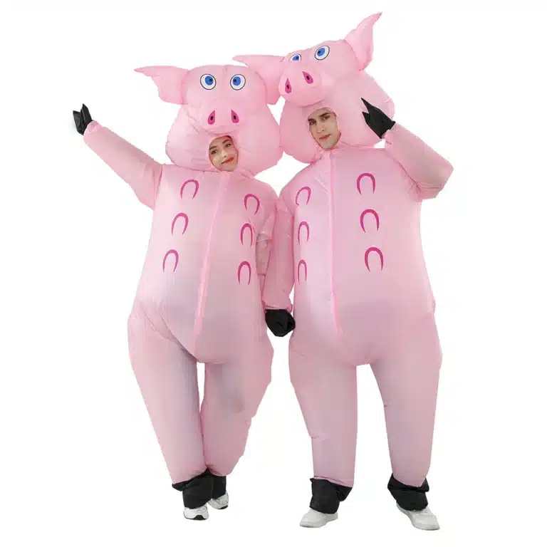 Costume gonflable cochon 2