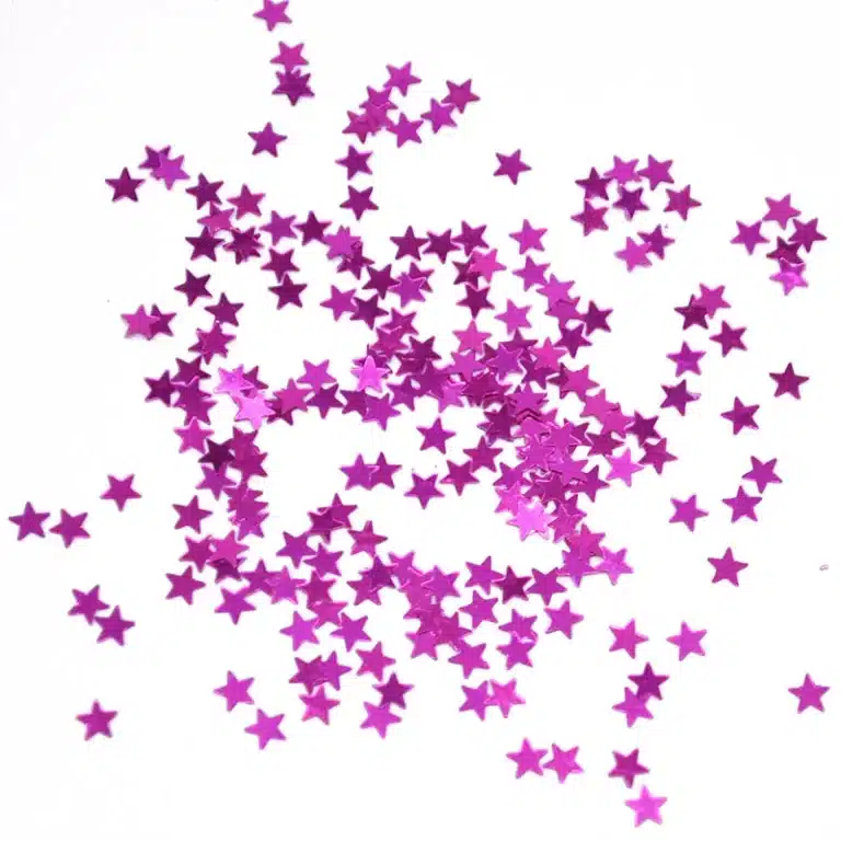 Confettis étoiles métalliques 6