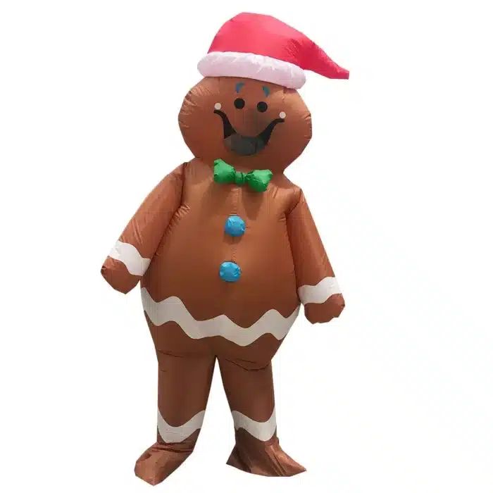 Costume De Noël Pour Poupée De 17cm - 3 Modèles (Père Noël, Bonhomme En Pain D'épice, Grenouillère) - Coton Doux, Dos Auto-adhésif - Accessoire De Décoration Festive