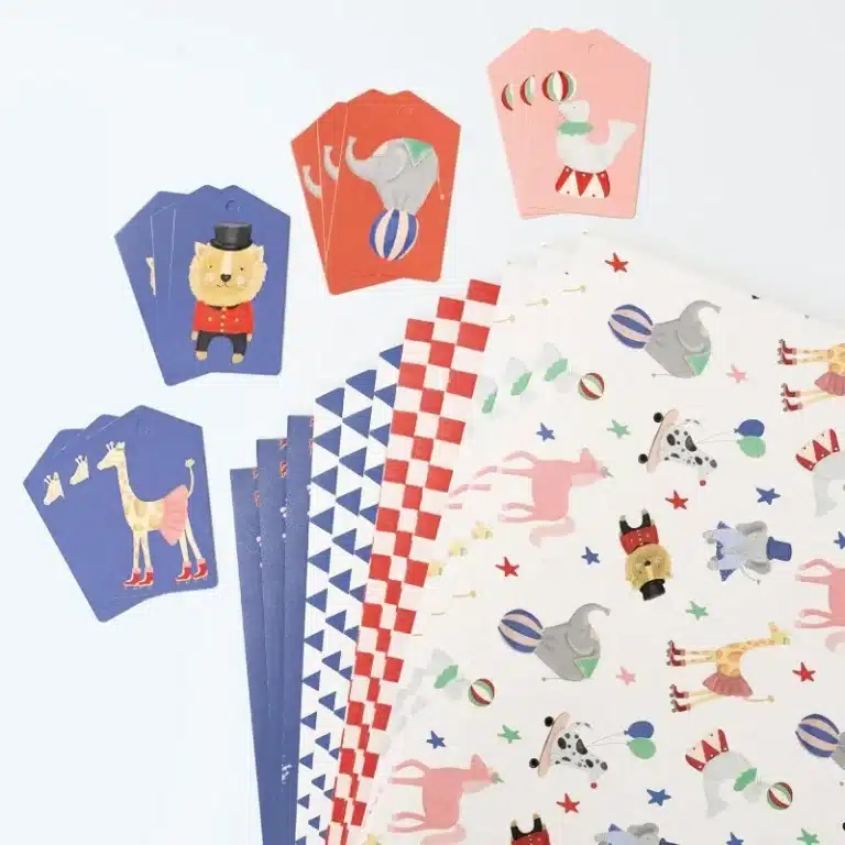 Papier cadeau Cirque 2