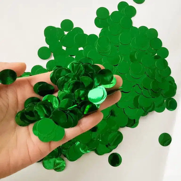 Confettis ronds métalliques 6