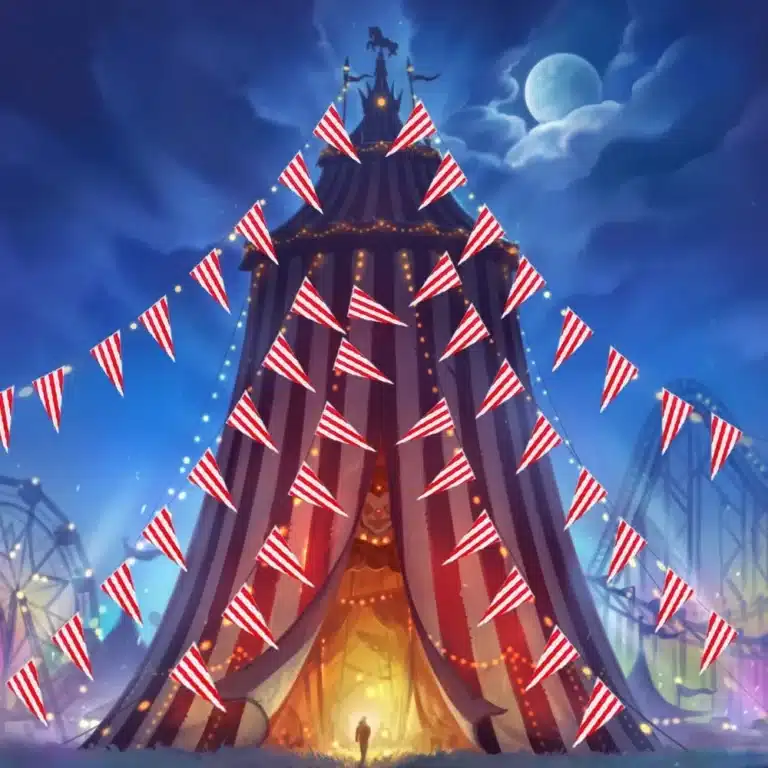 Guirlande de fanions Cirque 5