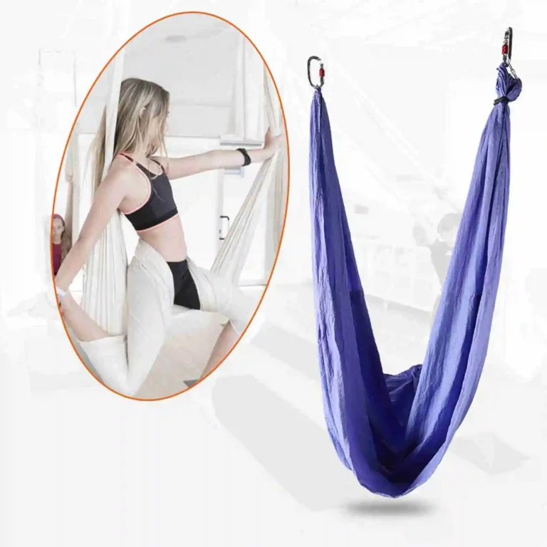 Hamac yoga aérien + sangles avec poignées 11