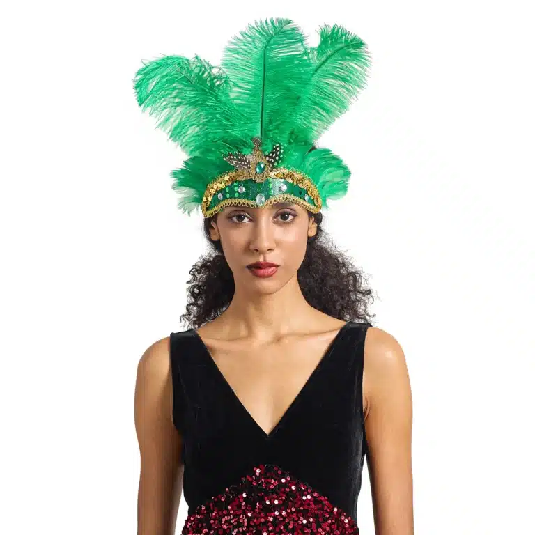 Coiffe brésilienne plumes carnaval 4