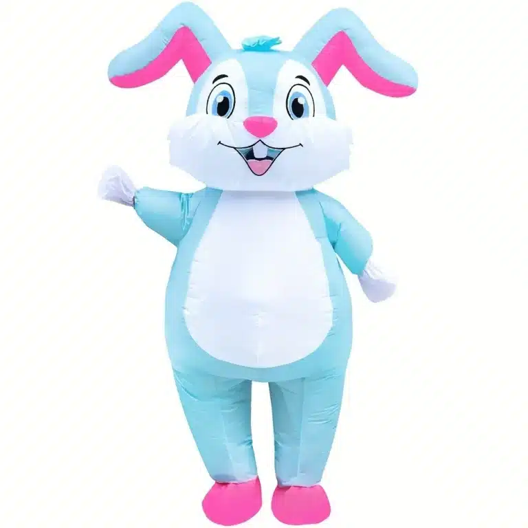 Costume gonflable lapin de Pâques 2