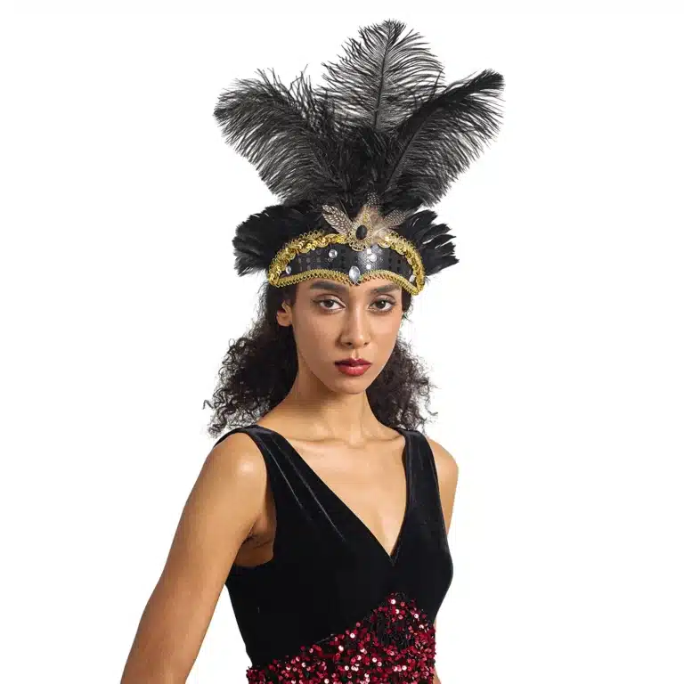 Coiffe brésilienne plumes carnaval 5