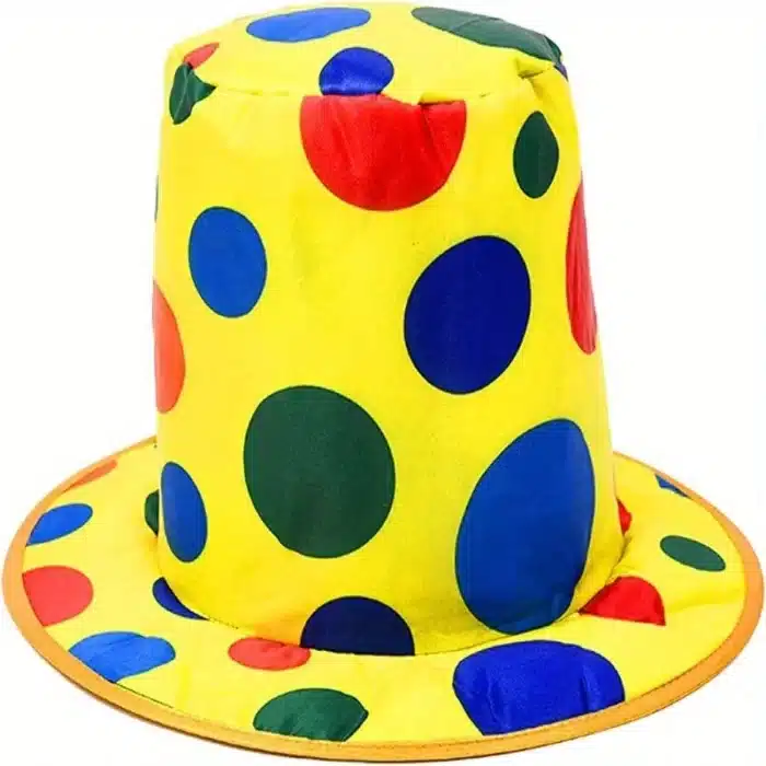 Chapeau de clown à pois 1