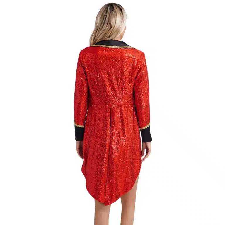 Manteau à paillettes cirque femme 2