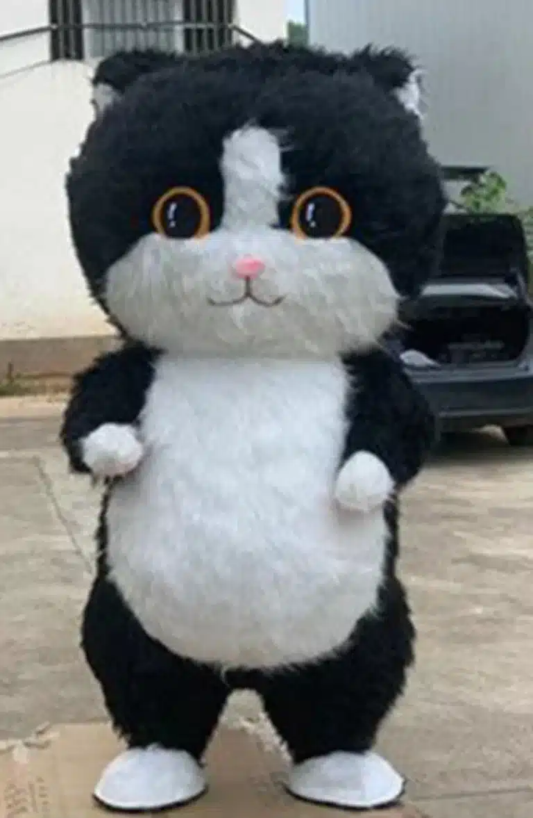 Costume gonflable chat 6