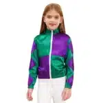Veste à damier cirque fille 4