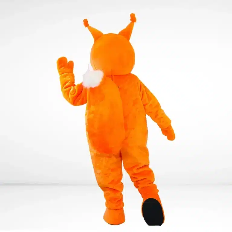 Mascotte renard orange 4