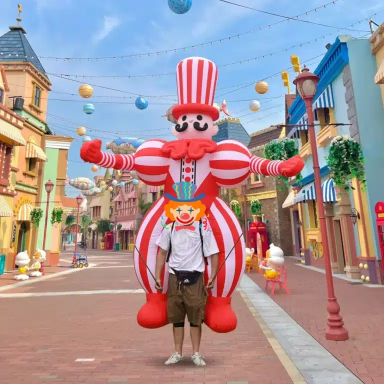 Marionette clown gonflable 3