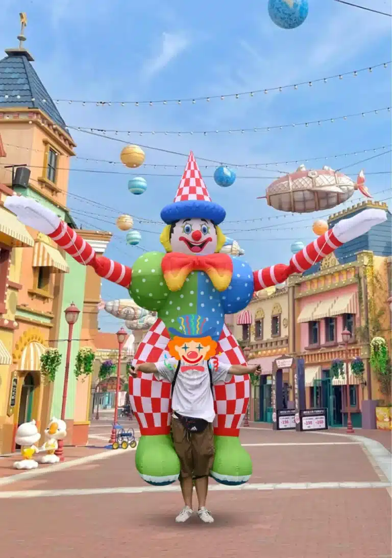 Marionette clown gonflable 6