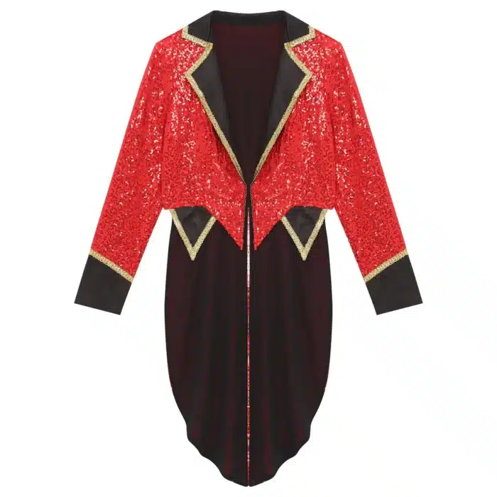 Manteau à paillettes cirque femme 5