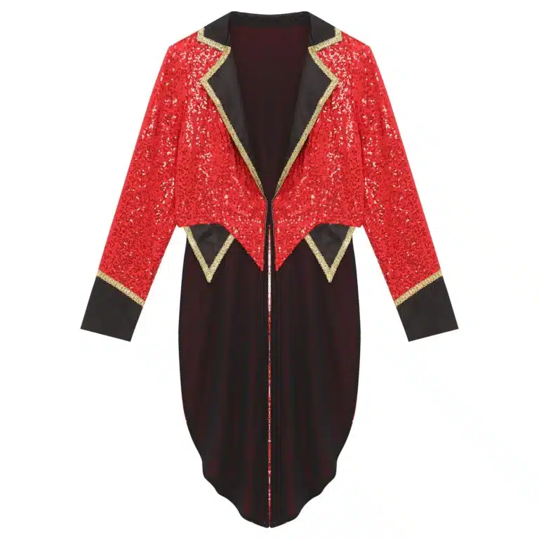Manteau à paillettes cirque femme 5