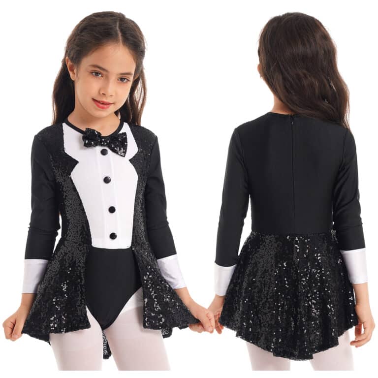 Costume de magicien à paillettes fille 32