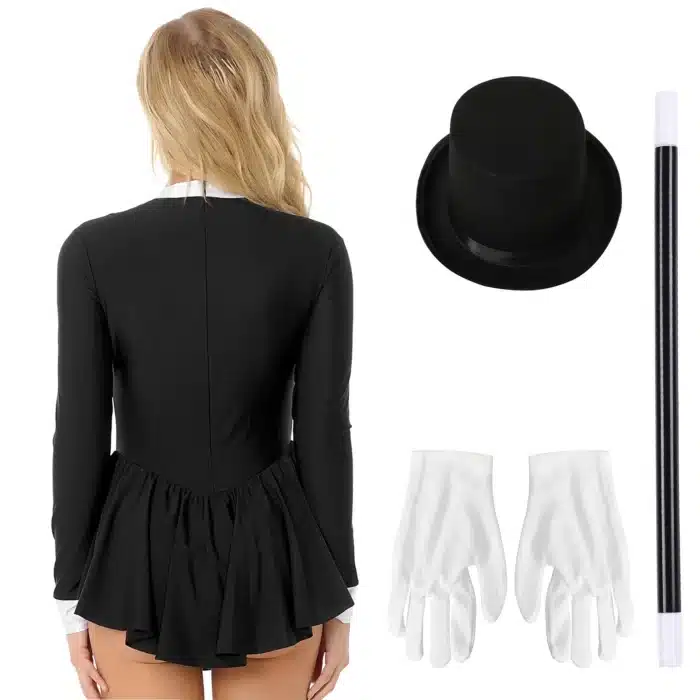 Costume complet de magicien femme 4