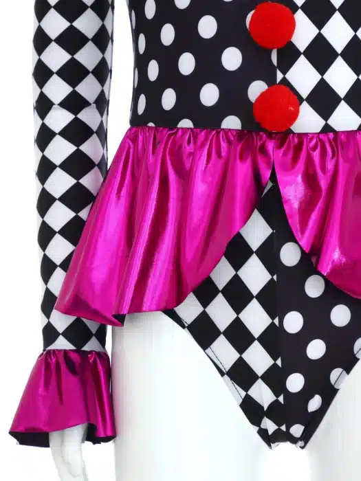 Costume clown arlequin fille 17