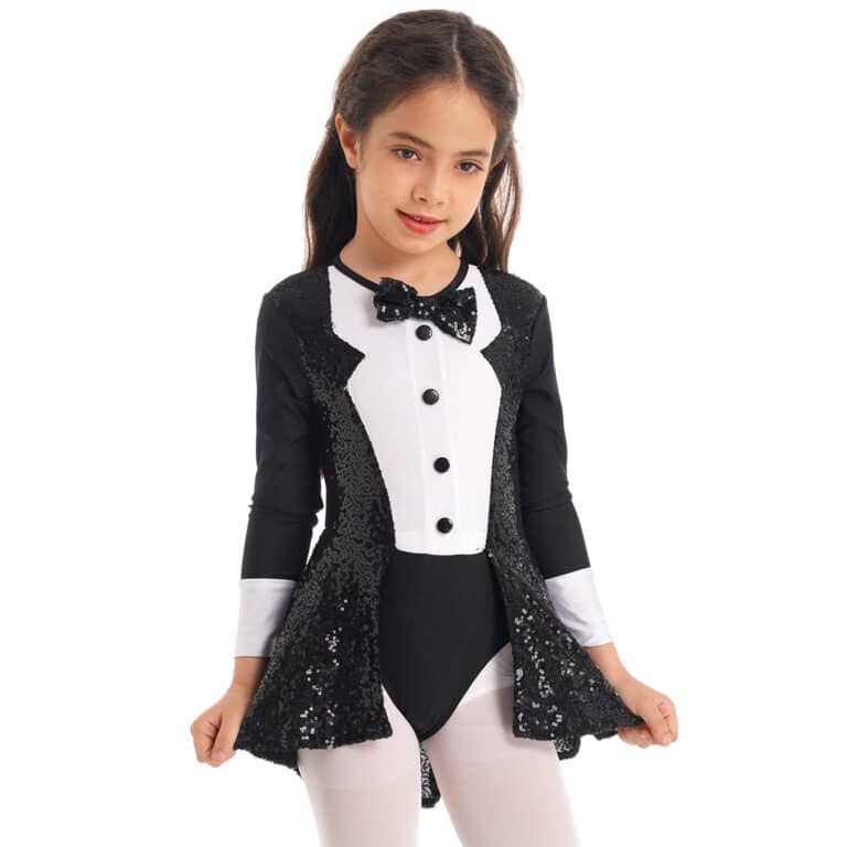 Costume de magicien à paillettes fille 33