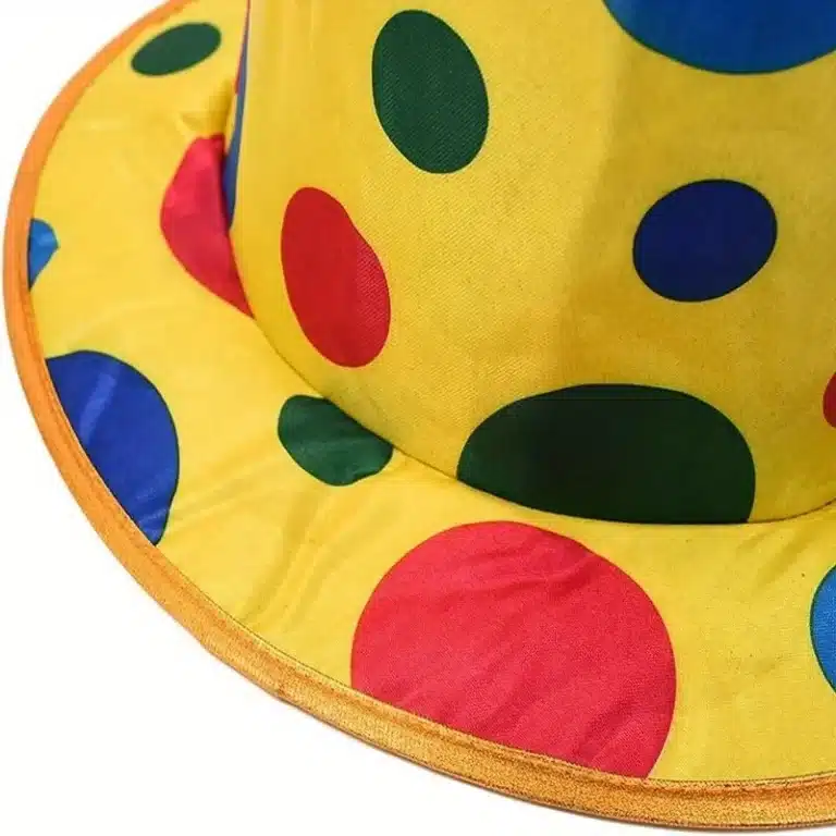 Chapeau de clown à pois 3