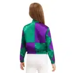 Veste à damier cirque fille 3