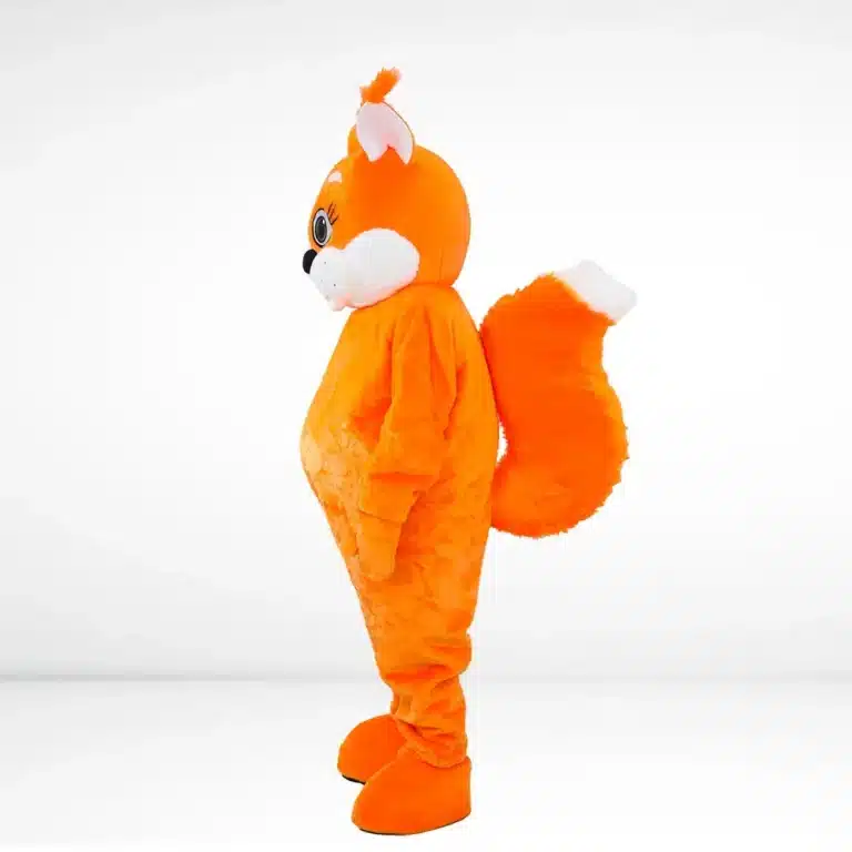 Mascotte renard orange 2