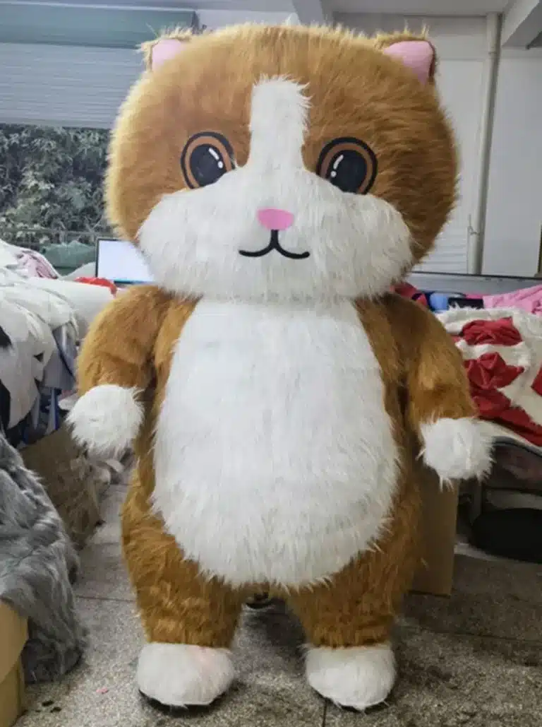 Costume gonflable chat 4