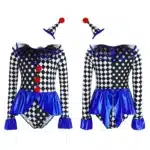 Costume clown arlequin fille 13