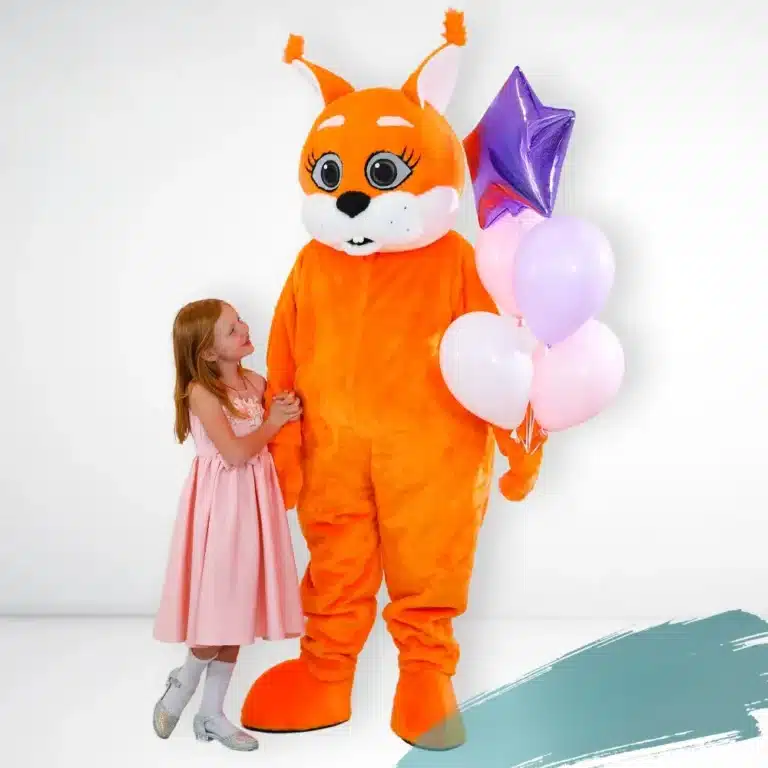 Mascotte renard orange 1