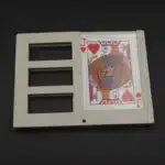 Carte découpée en 3 4