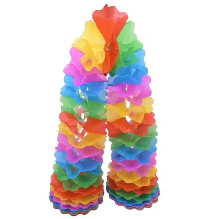Tour de magie guirlande de fleurs et foulard 5