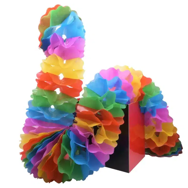 Tour de magie guirlande de fleurs et foulard 3