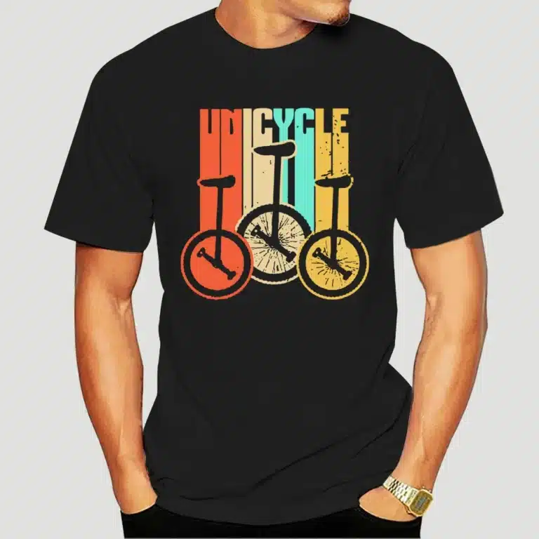 T-shirt unicycle pour homme 1