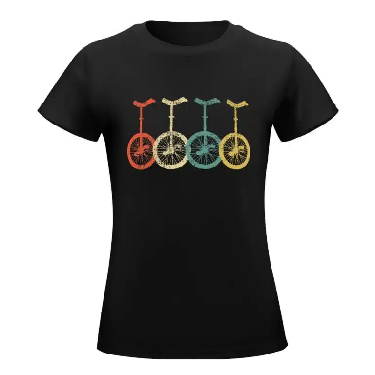 T-Shirt 4 monocycles pour femme 2