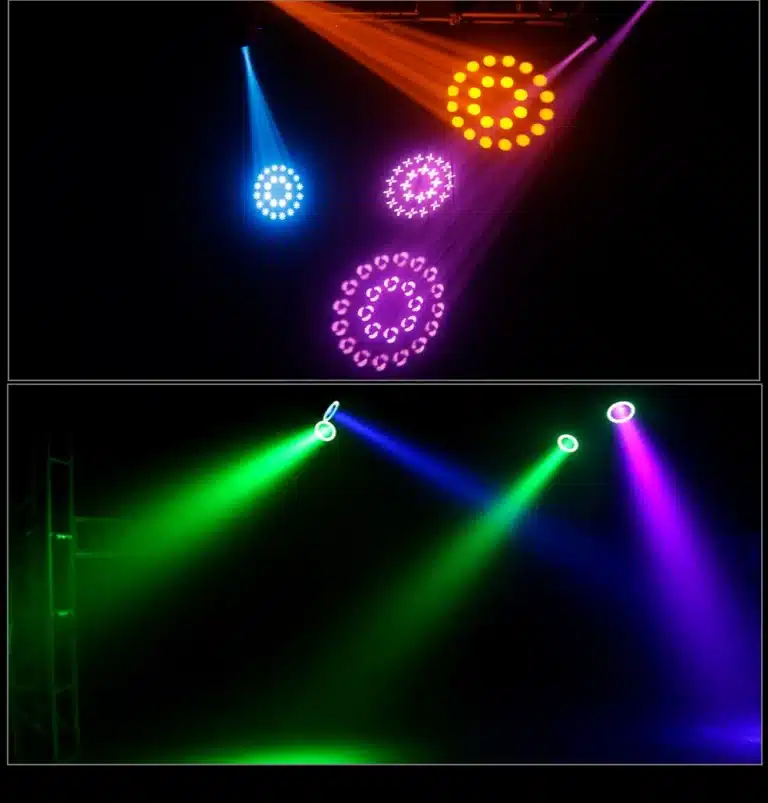 Faisceaux lumineux mobiles 300W (lot de 2) 24