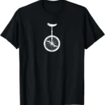 T-shirt motif monocycle 1
