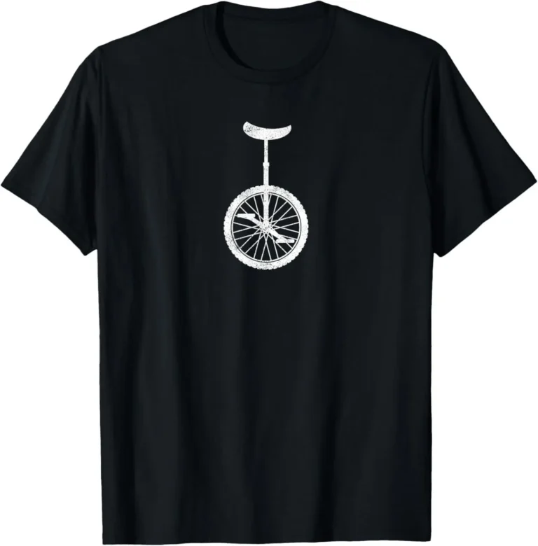 T-shirt motif monocycle 1