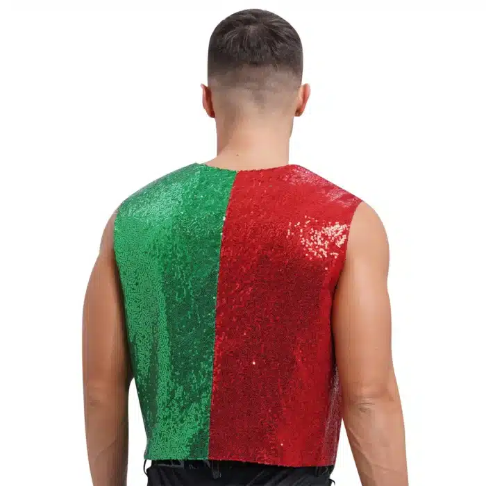 Gilet de lutin noël pour homme 12