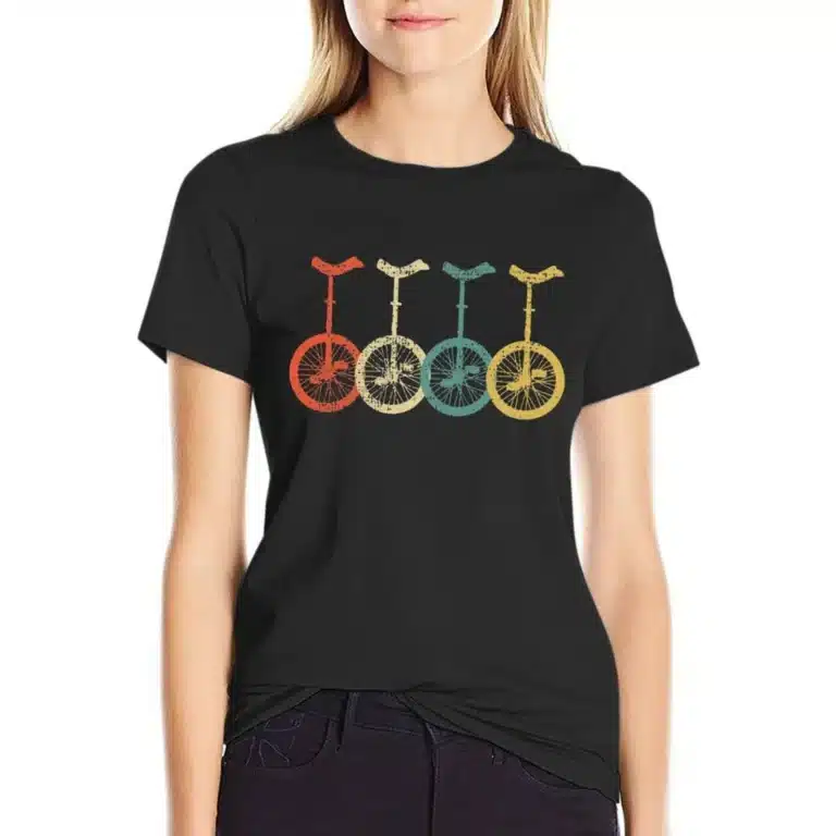 T-Shirt 4 monocycles pour femme 4