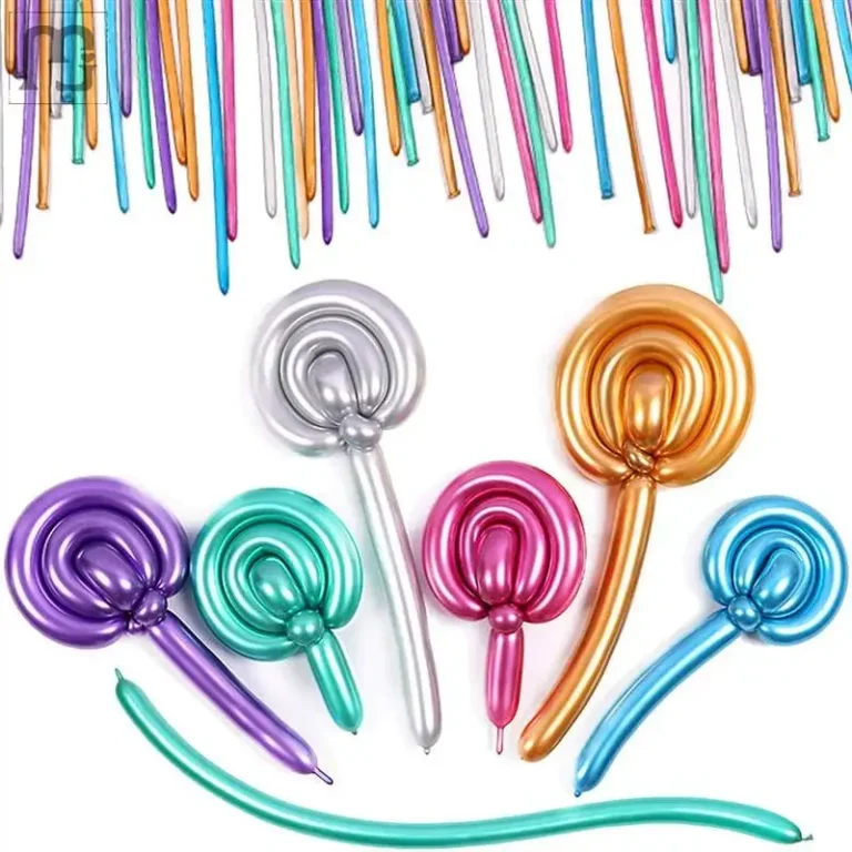 Ballons de sculpture métallisés 2