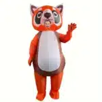 Costume gonflable panda orange 8