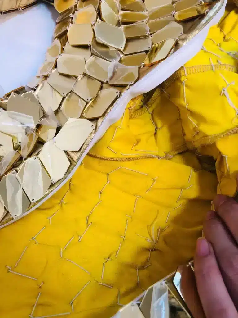 Combinaison à miroir dorés femme 13