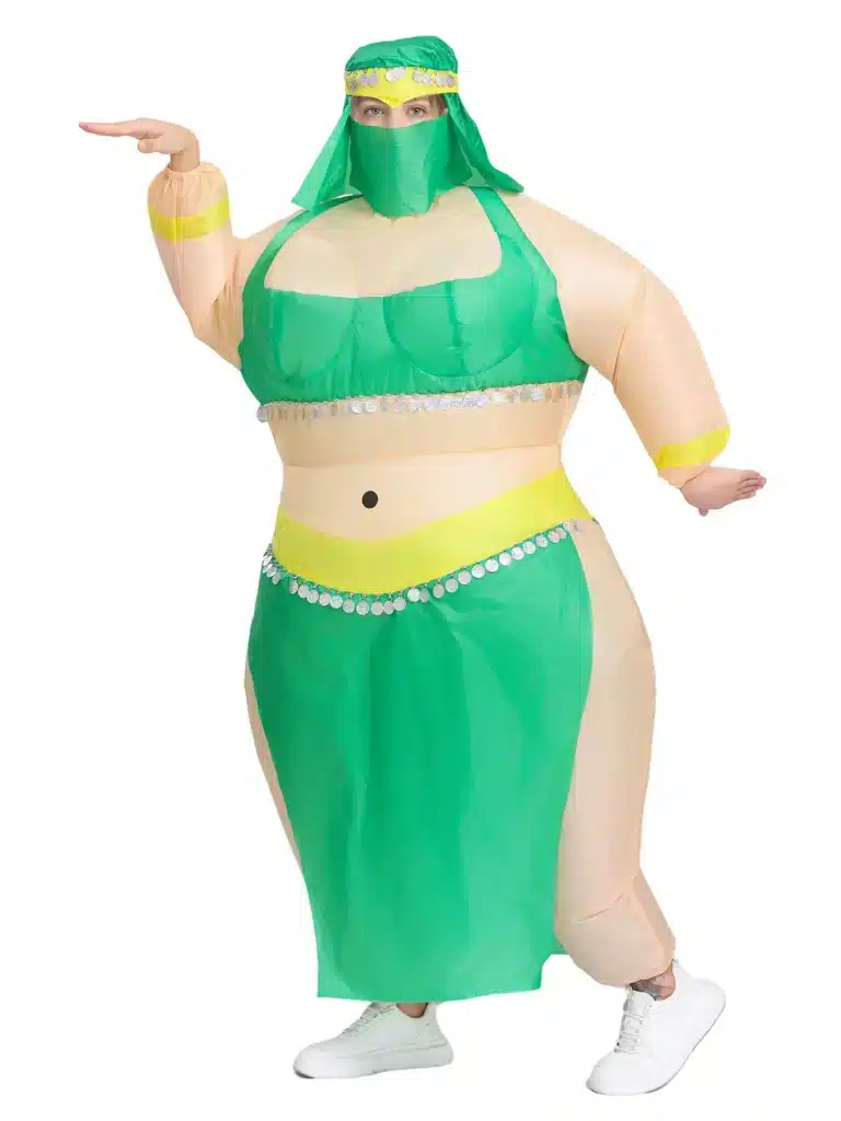 Costumes gonflables sultan et danseuse du ventre 3