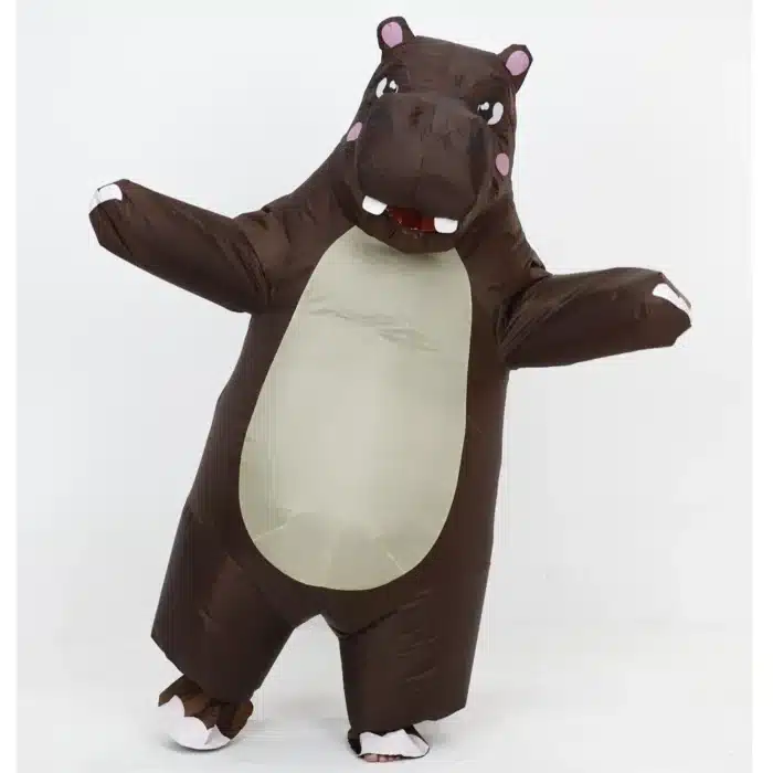 Costume gonflable hippopotame 1