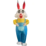Costume Gonflable de Lapin de Pâques pour Adulte, Cosplay de ix 5