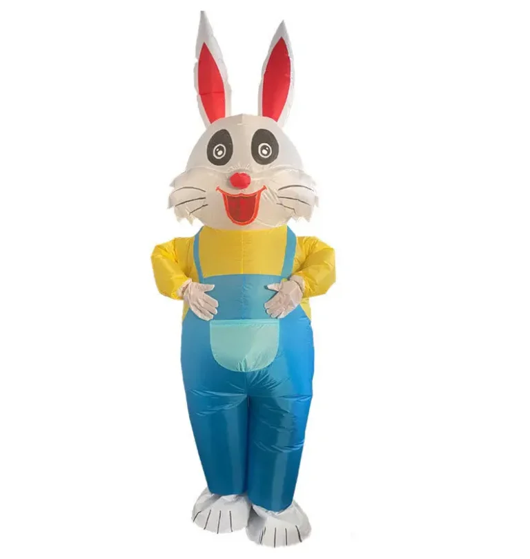 Costume Gonflable de Lapin de Pâques pour Adulte, Cosplay de ix 5