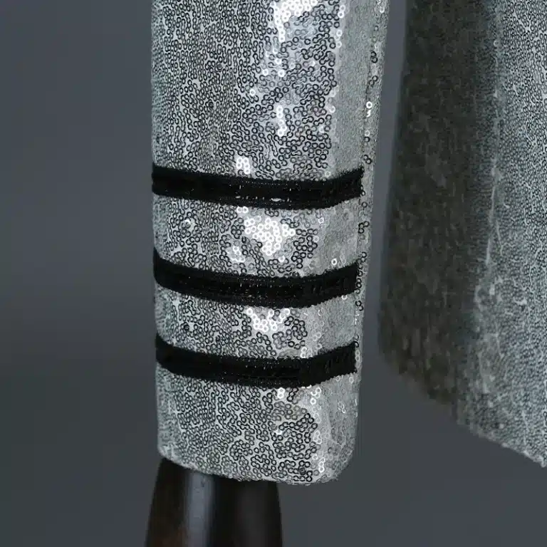 Veste militaire à paillettes pour hommes 33