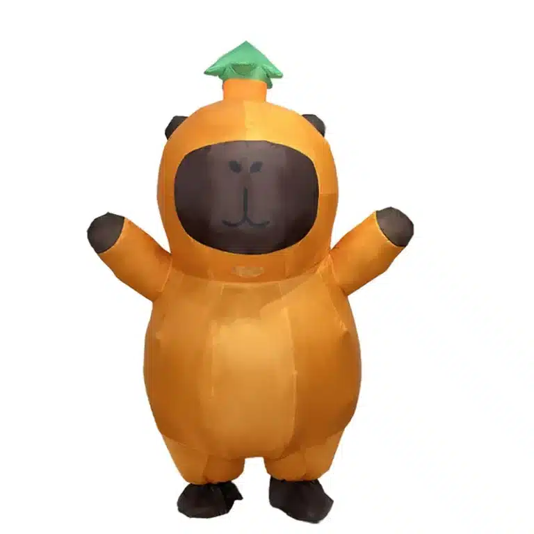 Mascotte gonflable capybara 5