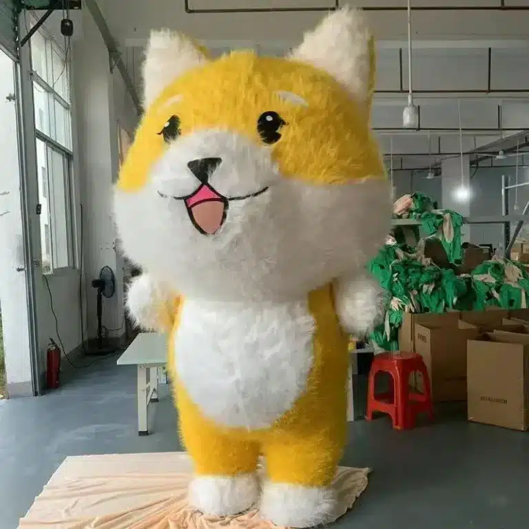 Mascotte gonflable chien Shiba Inu 2