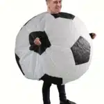 Costume de Football gonflable pour adultes, soufflé à l'air, drôle, jeu de rôle d'halloween, tenue de fête à domicile fantaisie pour hommes et femmes 2